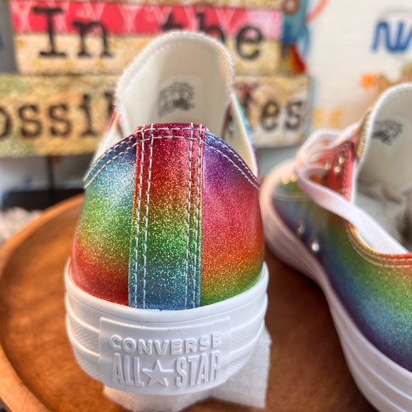 CONVERSE CTAS OX WHITE/PINK/EGRET - Picture 6 of 14